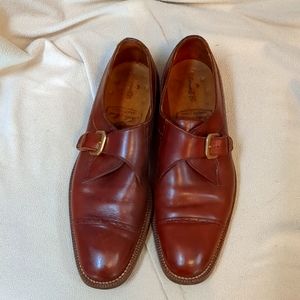 Tailor Made Italian Leather Monk Strap Oxfords 10N